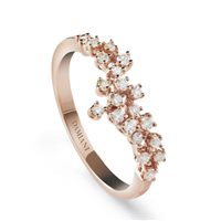 Ringe Damiani Dame Mimosa in Rosègold Diamante 0.42 Ct 20086883 - 20086883